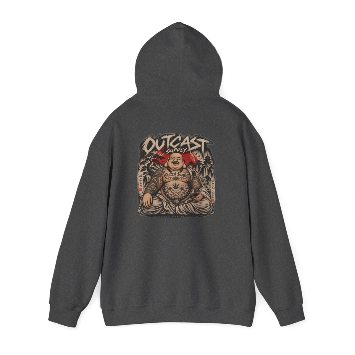 Hoodie — Outcast Buddha Streetwear Graphic Pullover