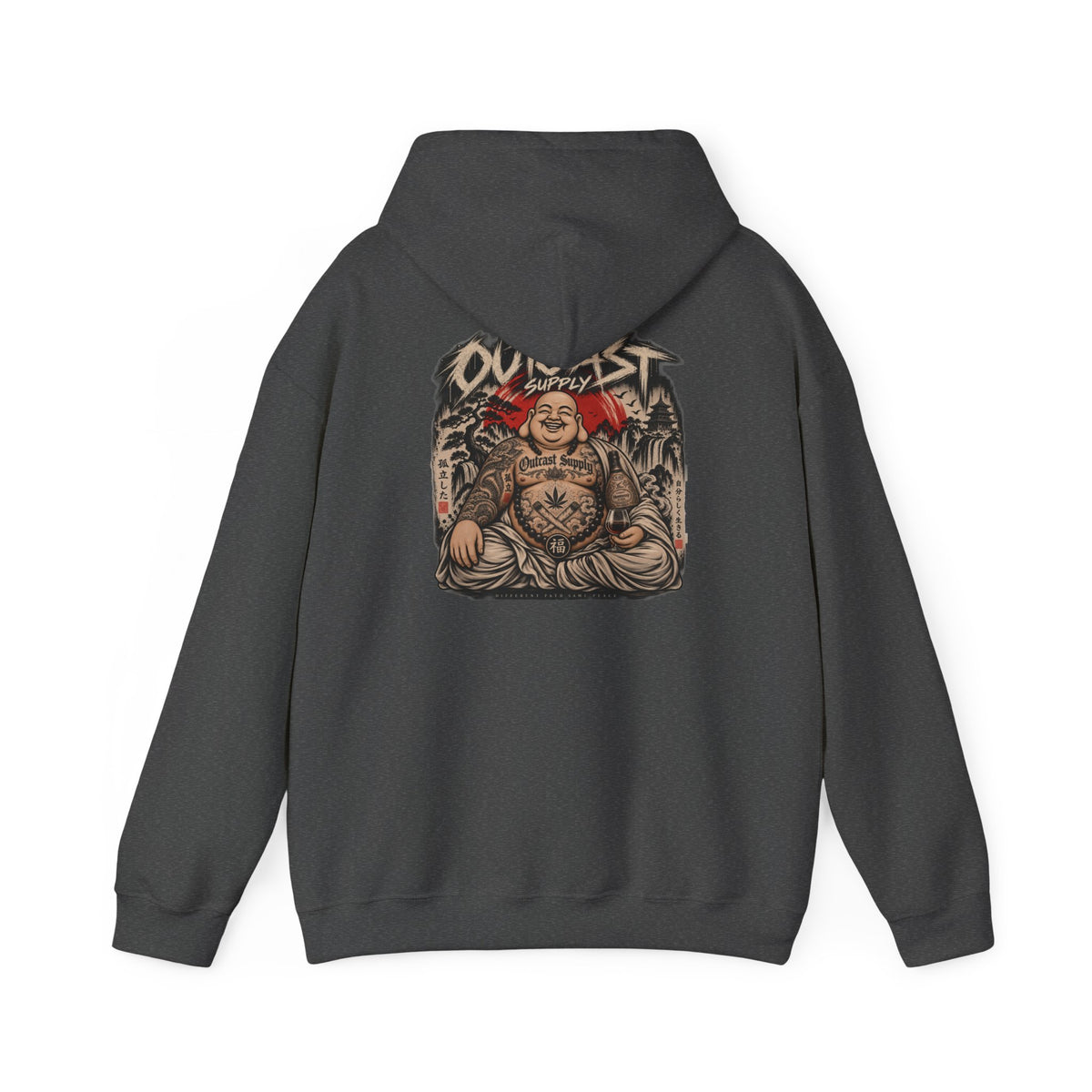 Hoodie — Outcast Buddha Streetwear Graphic Pullover