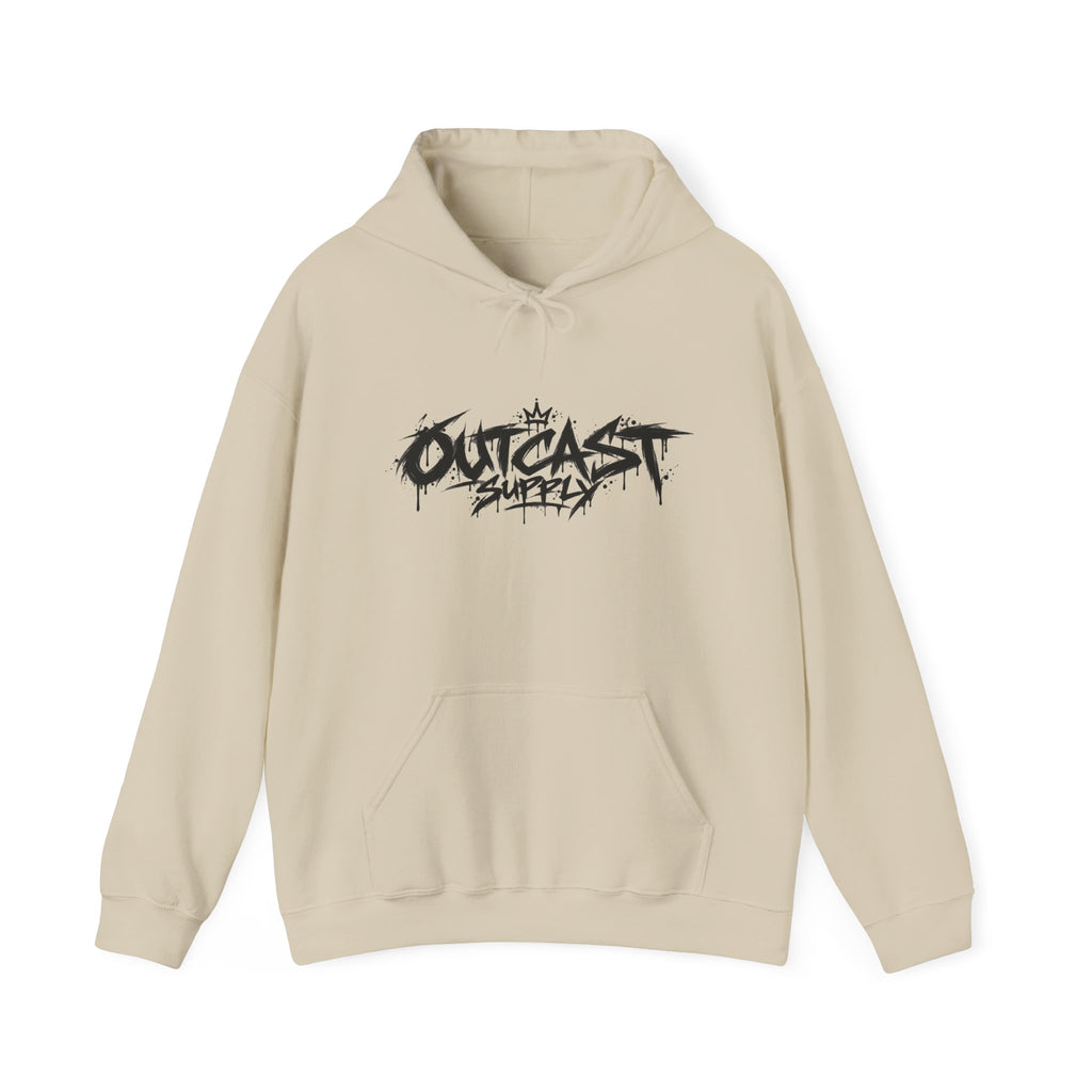 Outcast Buddha Graphic Hoodie | Streetwear Logo Back Print