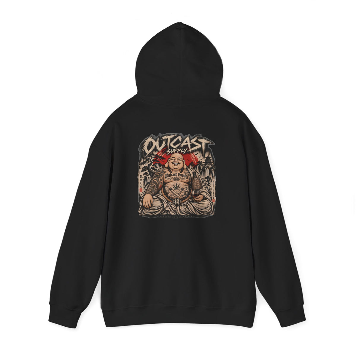 Hoodie — Outcast Buddha Streetwear Graphic Pullover