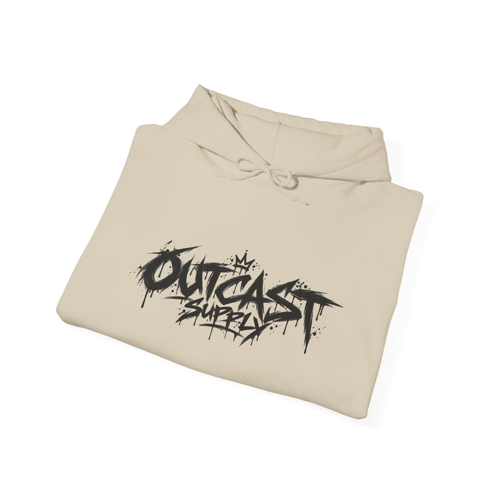Outcast Buddha Graphic Hoodie | Streetwear Logo Back Print