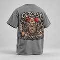 Outcast Supply Graphic T-Shirt — Buddha Streetwear Tee with Back Art