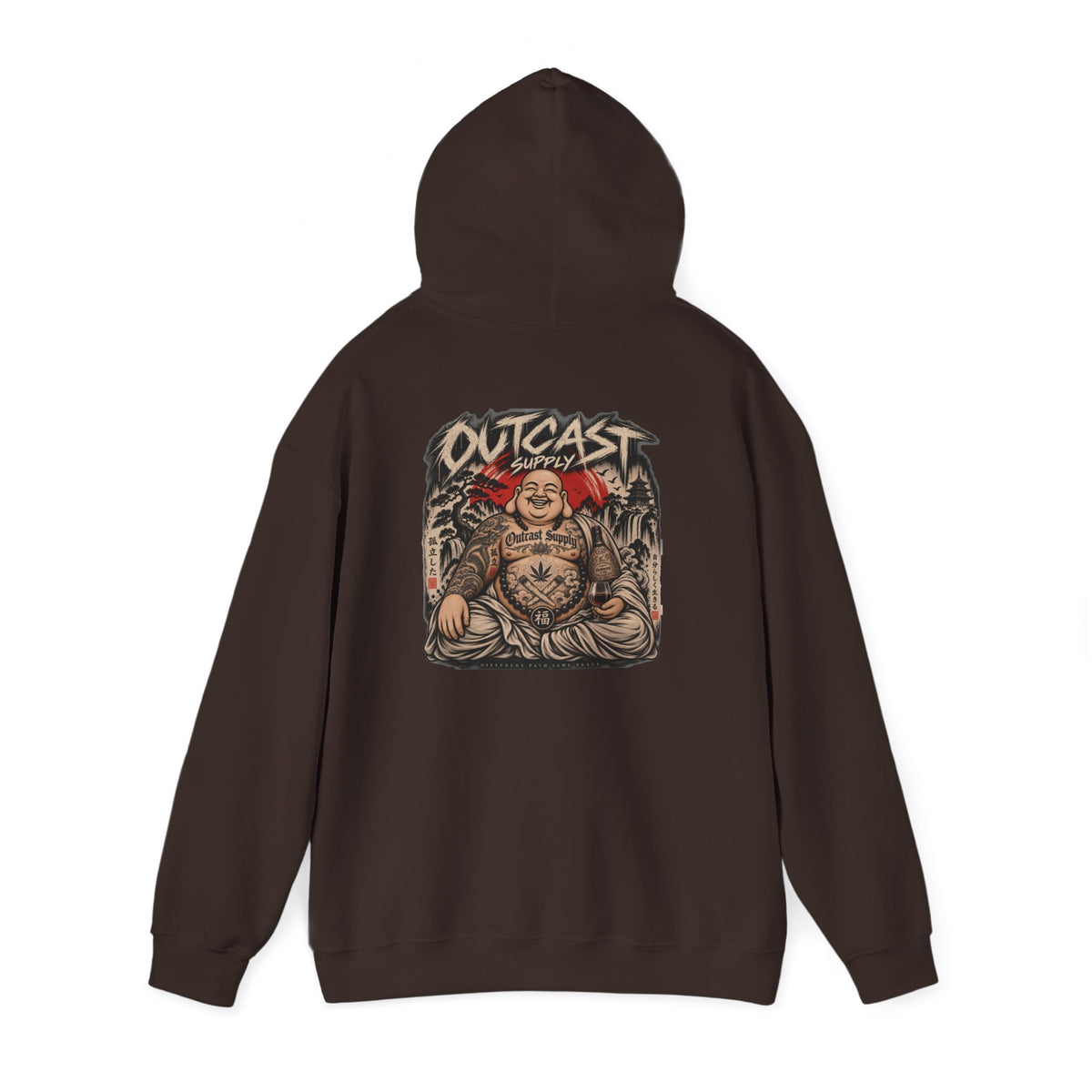 Hoodie — Outcast Buddha Streetwear Graphic Pullover